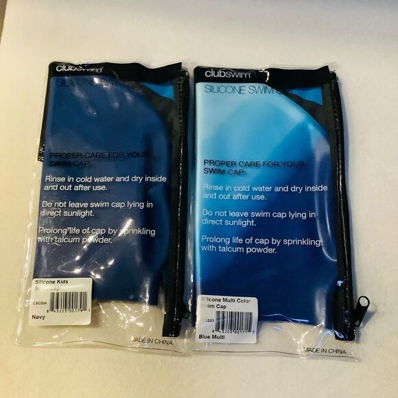 SWIM CAP KIDS and ADULT Silicone swim Caps - Picture 2 of 2